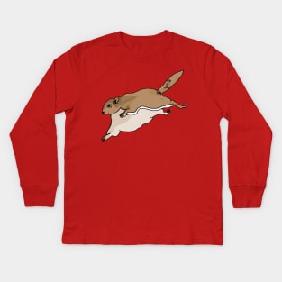 Flying Squirrel Kids Long Sleeve T-Shirt